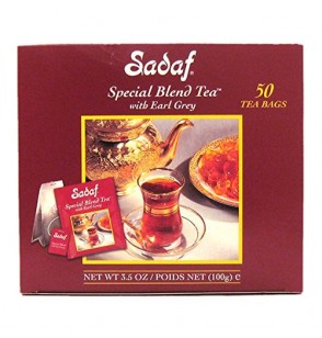 Sadaf Special Blend Tea With Earl Grey 50Tea Bags (3.50z) (100GM)