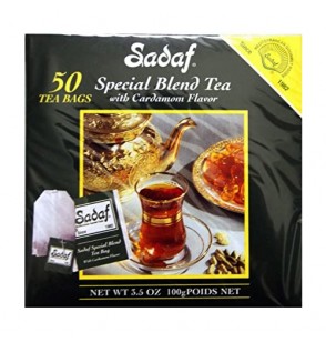 Sadaf Special Blend Tea With Cardamom 50Tea Bags (3.5oz) (100GM)