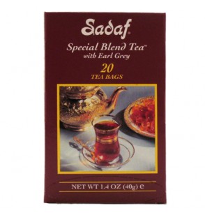 Sadaf Special Blend Tea With Earl Grey 20Tea Bags (1.4oz) (40GM)